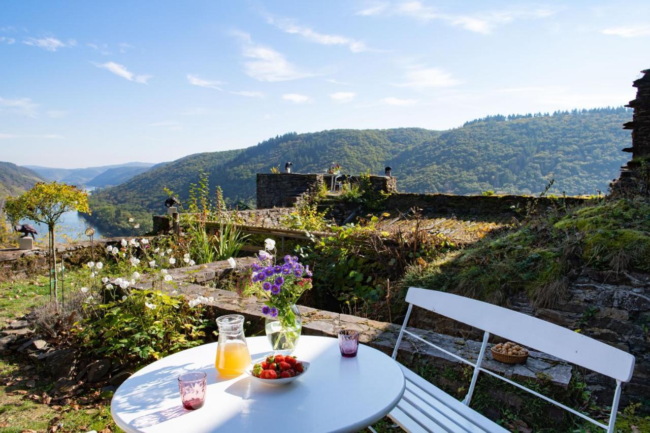 Kutscherhaus Auf Burg Coraidelstein Klotten Exteriér fotografie